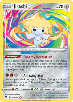 Jirachi (119/185) [Sword & Shield: Vivid Voltage] | Exor Games Truro