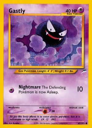 Gastly (65/105) [Neo Destiny Unlimited] | Exor Games Truro