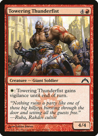 Towering Thunderfist [Gatecrash] | Exor Games Truro