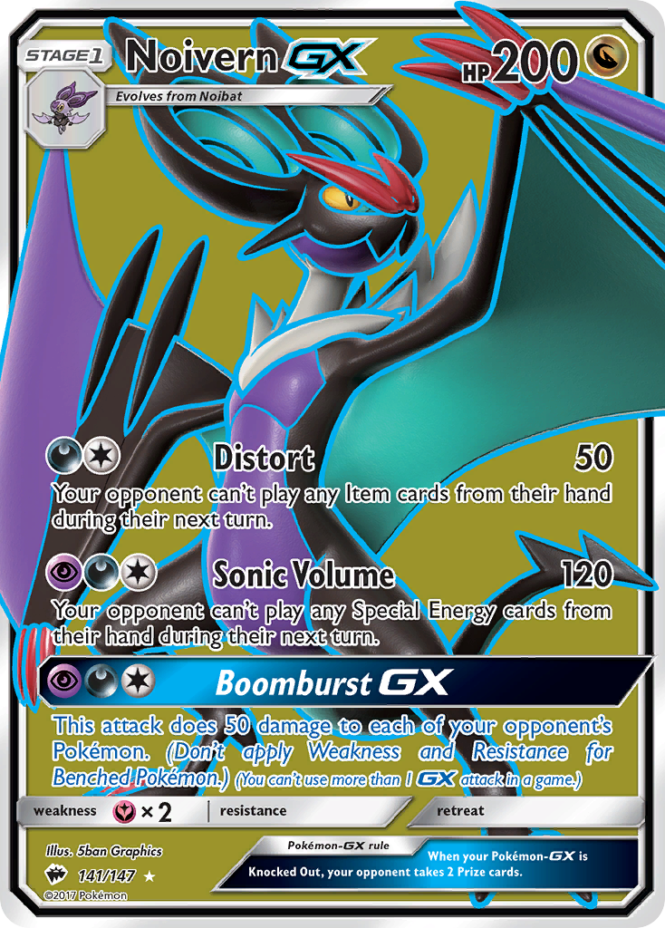 Noivern GX (141/147) [Sun & Moon: Burning Shadows] | Exor Games Truro