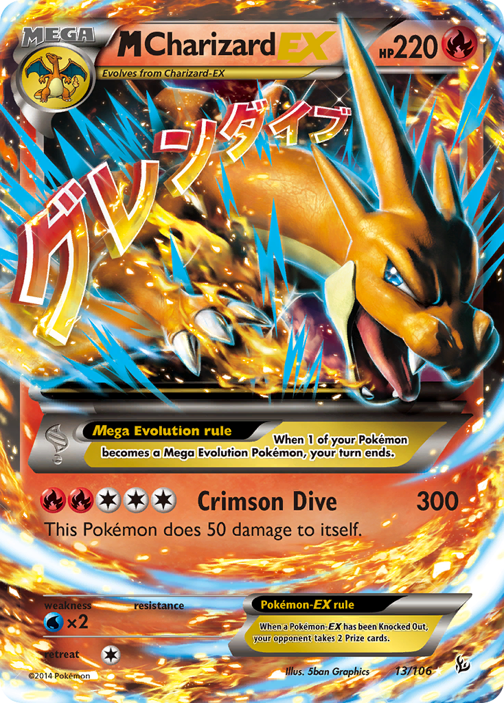 M Charizard EX (13/106) [XY: Flashfire] | Exor Games Truro