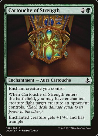 Cartouche of Strength [Amonkhet] | Exor Games Truro