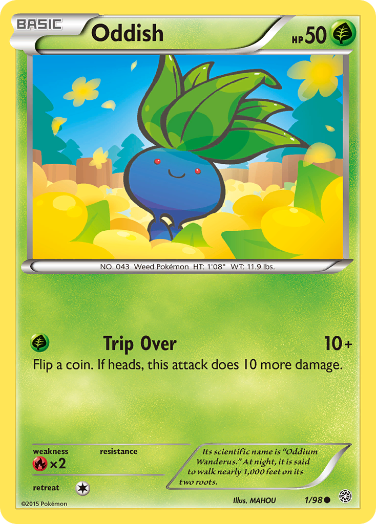 Oddish (1/98) [XY: Ancient Origins] | Exor Games Truro