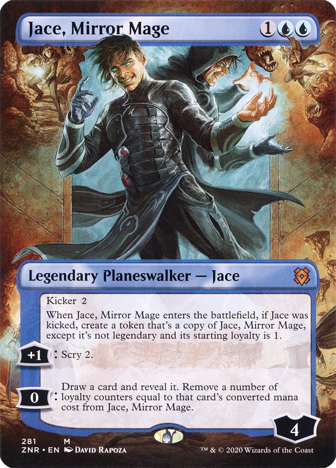 Jace, Mirror Mage (Borderless) [Zendikar Rising] | Exor Games Truro