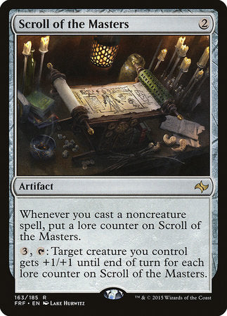 Scroll of the Masters [Fate Reforged] | Exor Games Truro