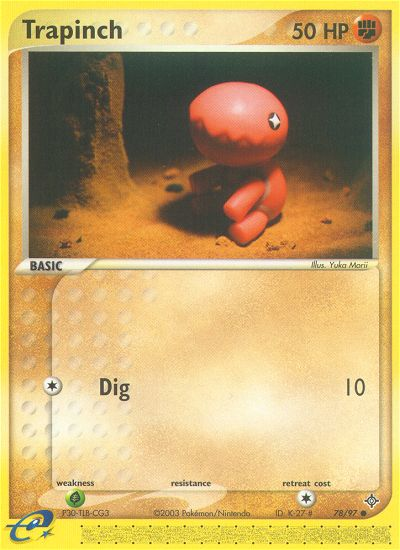 Trapinch (78/97) [EX: Dragon] | Exor Games Truro