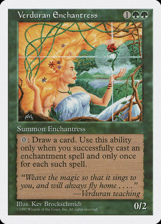 Verduran Enchantress [Fifth Edition] | Exor Games Truro