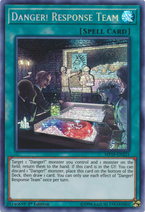 Danger! Response Team [MP19-EN221] Prismatic Secret Rare | Exor Games Truro