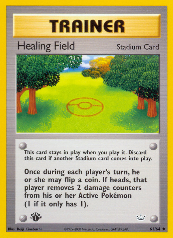 Healing Field (61/64) [Neo Revelation 1st Edition] | Exor Games Truro