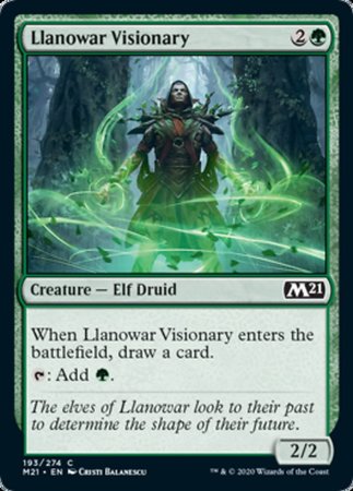 Llanowar Visionary [Core Set 2021] | Exor Games Truro
