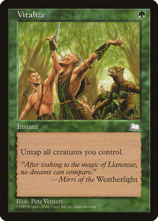 Vitalize [Weatherlight] | Exor Games Truro