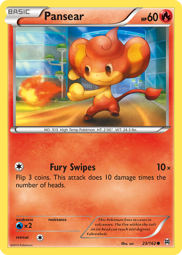 Pansear (23/162) [XY: BREAKthrough] | Exor Games Truro