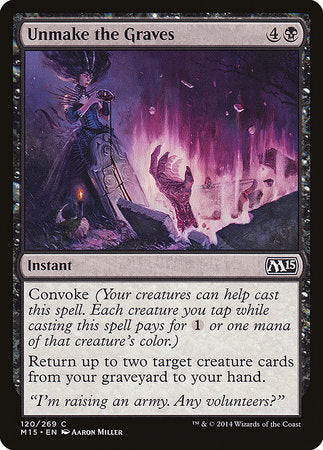 Unmake the Graves [Magic 2015] | Exor Games Truro