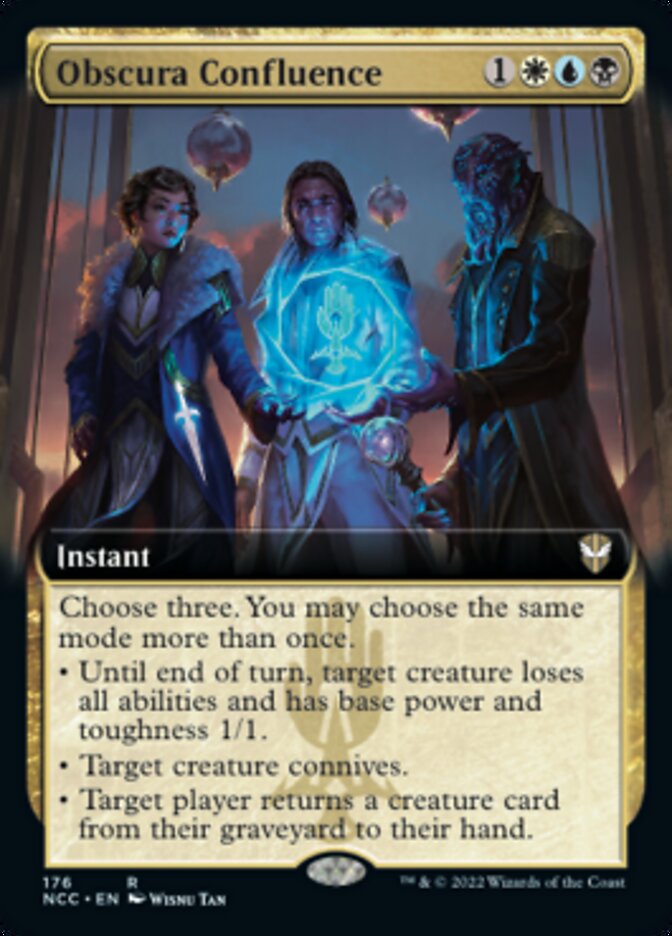 Obscura Confluence (Extended Art) [Streets of New Capenna Commander] | Exor Games Truro