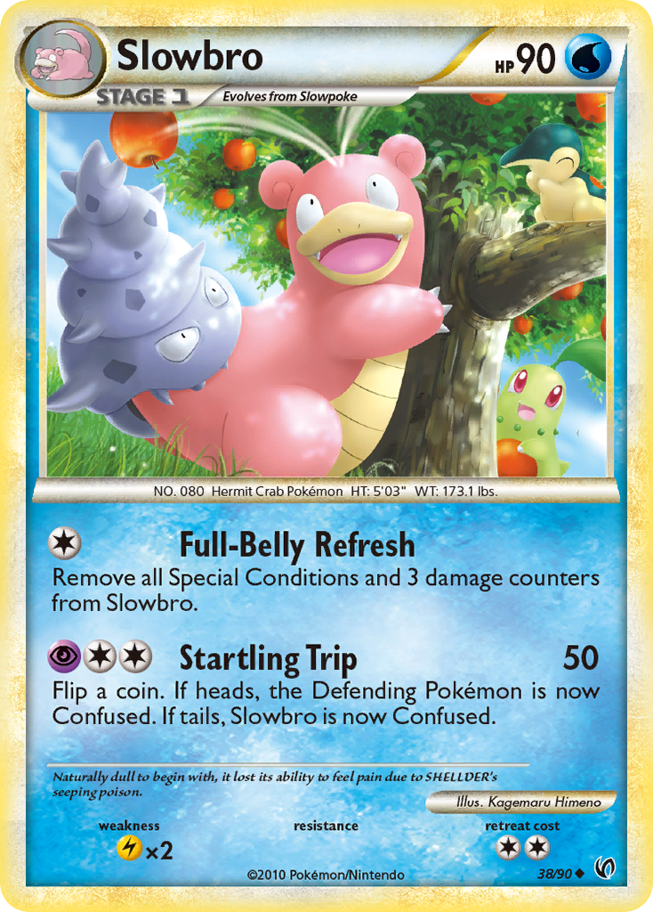 Slowbro (38/90) [HeartGold & SoulSilver: Undaunted] | Exor Games Truro