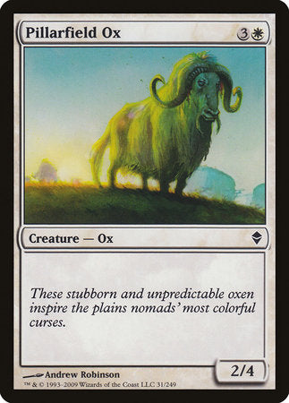 Pillarfield Ox [Zendikar] | Exor Games Truro