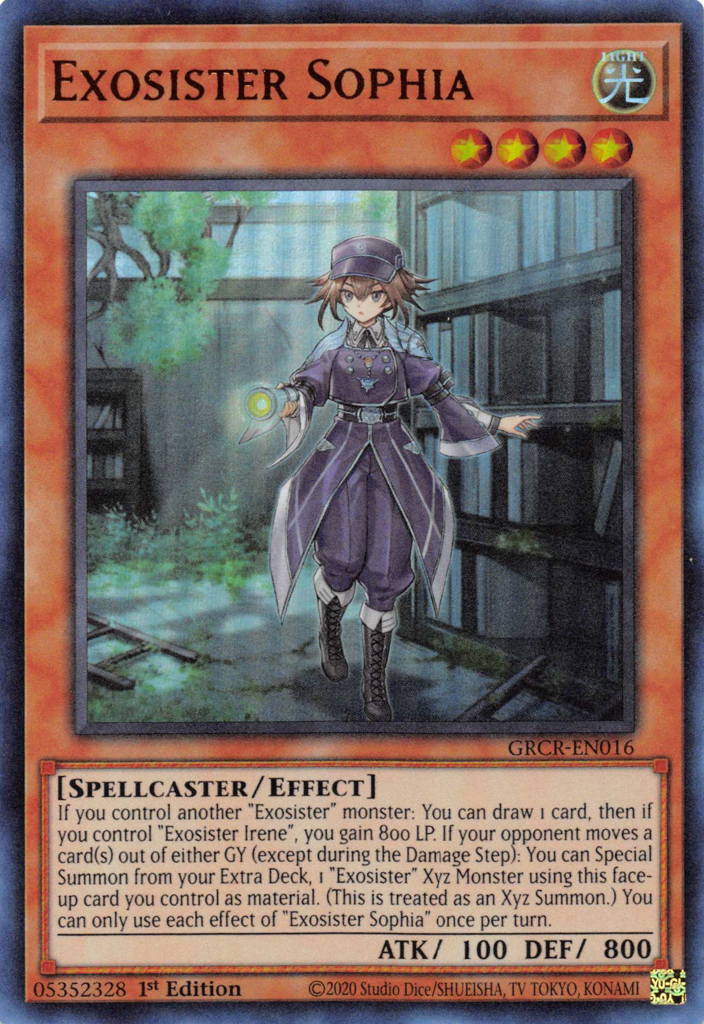 Exosister Sophia [GRCR-EN016] Ultra Rare | Exor Games Truro