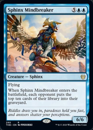 Sphinx Mindbreaker [Theros Beyond Death] | Exor Games Truro