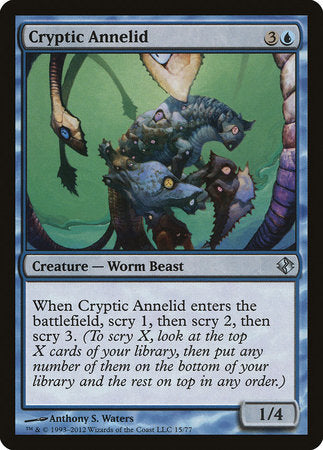 Cryptic Annelid [Duel Decks: Venser vs. Koth] | Exor Games Truro