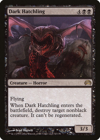 Dark Hatchling [Planechase 2012] | Exor Games Truro