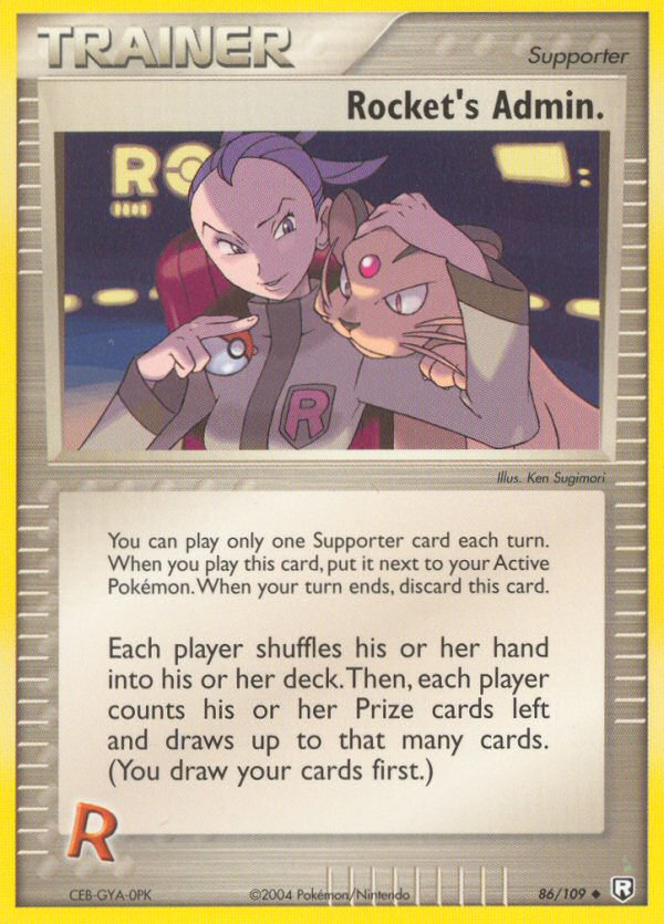 Rocket's Admin. (86/109) [EX: Team Rocket Returns] | Exor Games Truro