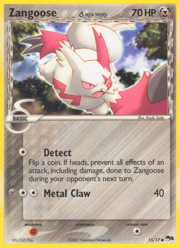 Zangoose (15/17) (Delta Species) [POP Series 5] | Exor Games Truro