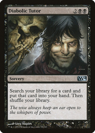 Diabolic Tutor [Magic 2014] | Exor Games Truro