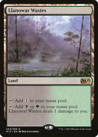 Llanowar Wastes [Magic 2015] | Exor Games Truro