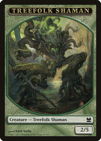 Treefolk Shaman Token [Modern Masters Tokens] | Exor Games Truro