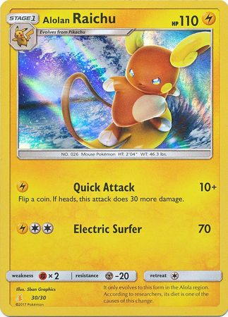 Alolan Raichu (30/30) [Sun & Moon: Trainer Kit - Alolan Raichu] | Exor Games Truro