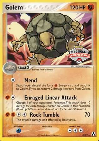 Golem (6/92) (Regional Championship Promo) [EX: Legend Maker] | Exor Games Truro