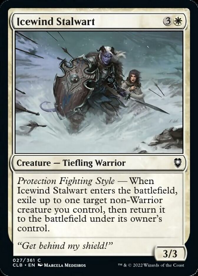 Icewind Stalwart [Commander Legends: Battle for Baldur's Gate] | Exor Games Truro