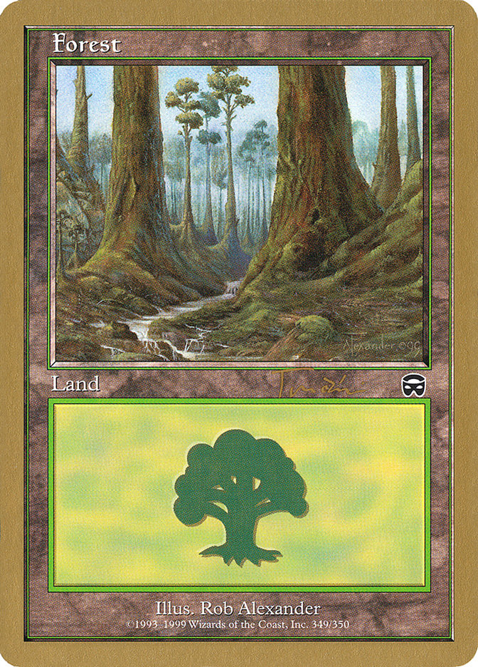 Forest (jt349) (Jan Tomcani) [World Championship Decks 2001] | Exor Games Truro