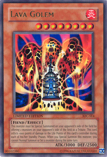 Lava Golem [IOC-SE4] Ultra Rare | Exor Games Truro