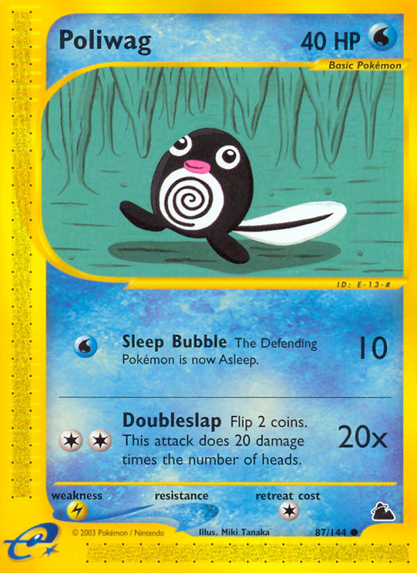 Poliwag (87/144) [Skyridge] | Exor Games Truro