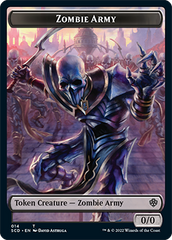 Zombie // Zombie Army Double-Sided Token [Starter Commander Decks] | Exor Games Truro