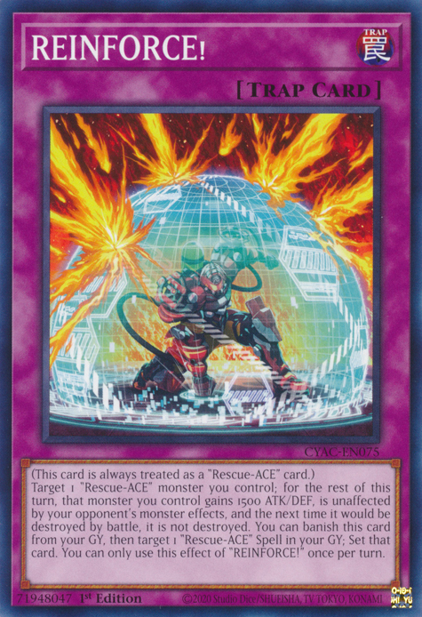 REINFORCE! [CYAC-EN075] Common | Exor Games Truro