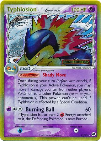 Typhlosion (12/101) (Delta Species) (Stamped) [EX: Dragon Frontiers] | Exor Games Truro