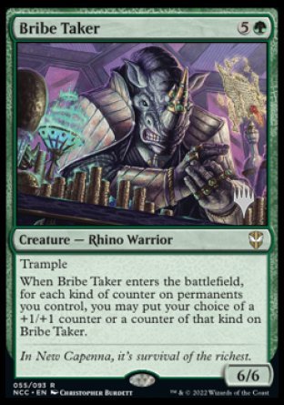 Bribe Taker (Promo Pack) [Streets of New Capenna Commander Promos] | Exor Games Truro