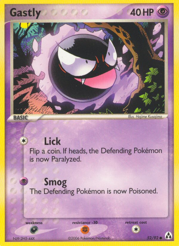 Gastly (52/92) [EX: Legend Maker] | Exor Games Truro