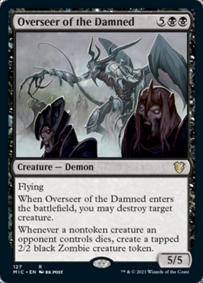 Overseer of the Damned [Innistrad: Midnight Hunt Commander] | Exor Games Truro