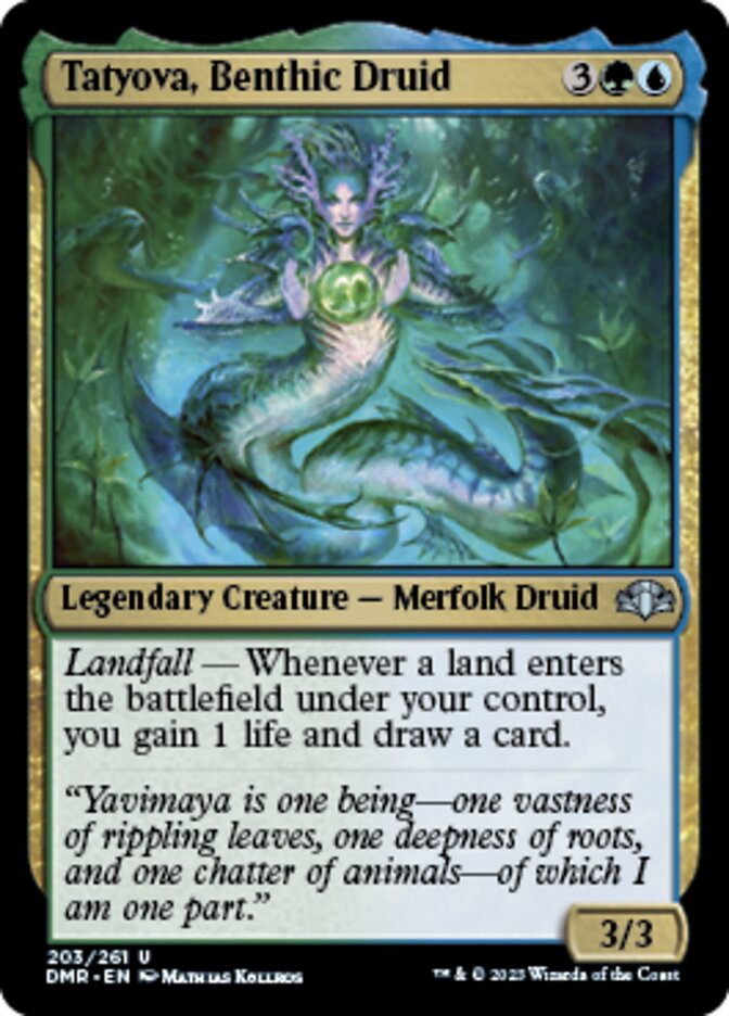 Tatyova, Benthic Druid [Dominaria Remastered] | Exor Games Truro