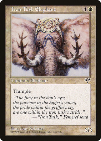 Iron Tusk Elephant [Mirage] | Exor Games Truro