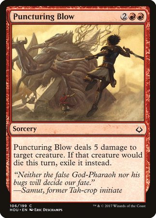 Puncturing Blow [Hour of Devastation] | Exor Games Truro