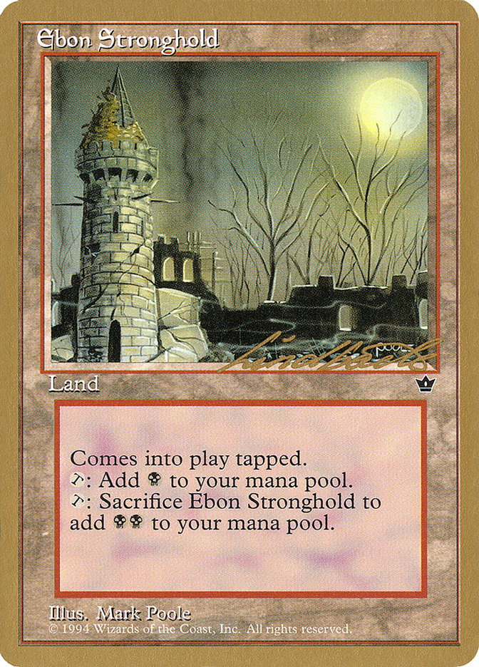 Ebon Stronghold (Leon Lindback) [Pro Tour Collector Set] | Exor Games Truro