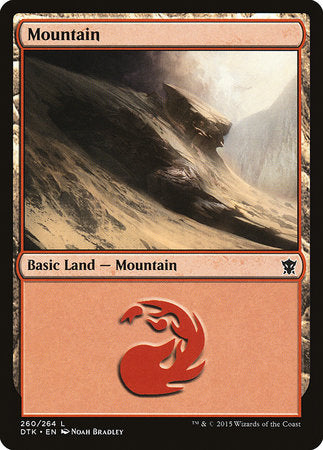 Mountain (260) [Dragons of Tarkir] | Exor Games Truro