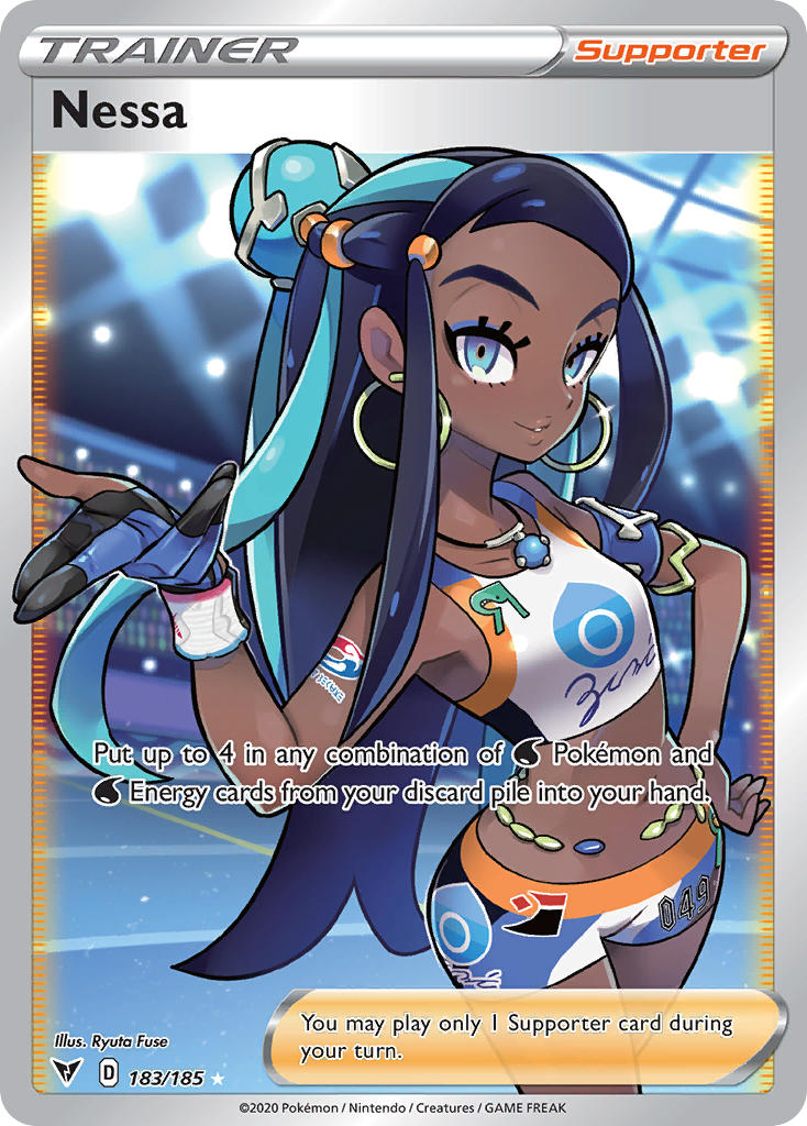 Nessa (183/185) [Sword & Shield: Vivid Voltage] | Exor Games Truro