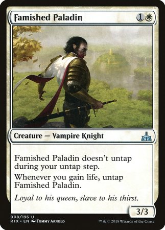 Famished Paladin [Rivals of Ixalan] | Exor Games Truro