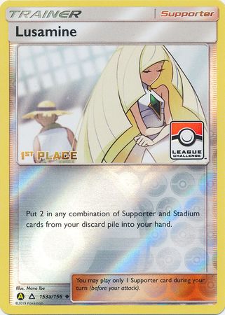 Lusamine (153a/156) (League Challenge Alt Art 1st Place) [Sun & Moon: Ultra Prism] | Exor Games Truro