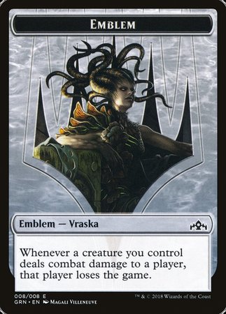 Emblem - Vraska, Golgari Queen [Guilds of Ravnica Tokens] | Exor Games Truro